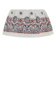 Printed cotton blend mini skirt MIU MIU (MG2200SOOO17XZ)