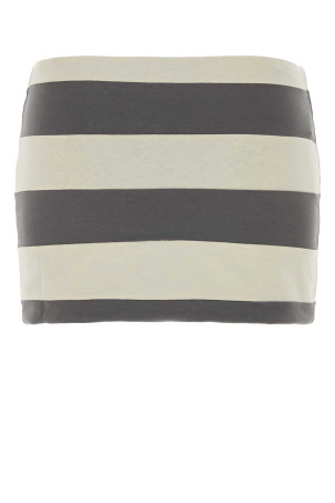 Embroidered cotton mini skirt MIU MIU (MJD235SOOO195L)