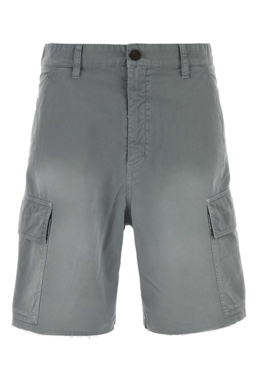 Grey twill bermuda shorts MIU MIU (MP1991SOOO19R3)