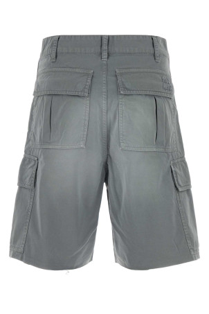 Grey twill bermuda shorts MIU MIU (MP1991SOOO19R3)