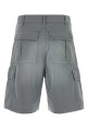 Grey twill bermuda shorts MIU MIU (MP1991SOOO19R3)