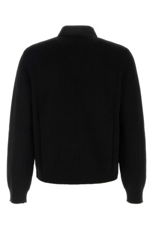 Чорний вовняний кардиган Black PRADA (UMG472SOOO6241)