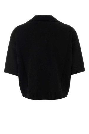Black wool blend polo shirt Black ETRO (WRKE0411AV11O)