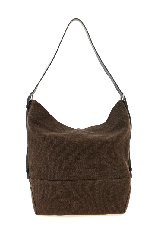 'Belted Tote' shoulder bag Brown