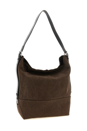 'Belted Tote' shoulder bag Brown