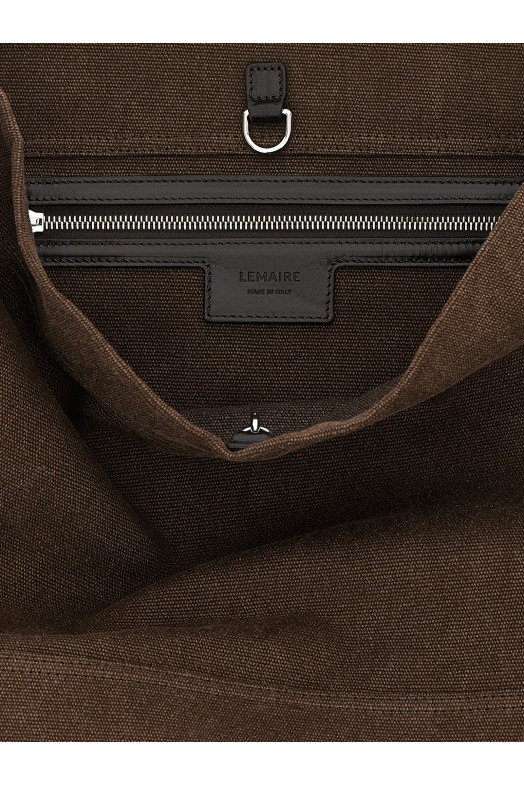 'Belted Tote' shoulder bag Brown
