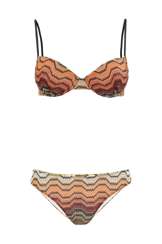 Бикини с зигзагообразным узором, разноцветное MISSONI MC22SP01BR015DS91SC