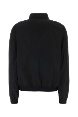 Black polyester windbreaker Black THE ROW (10946W4564)