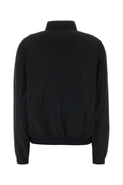 Black polyester windbreaker Black THE ROW (10946W4564)