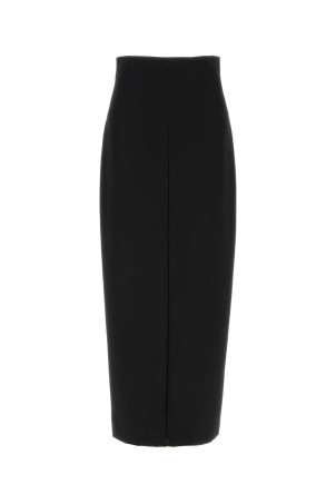 Black wool Iphora skirt Black THE ROW (11044W3273)