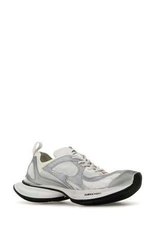 White mesh and rubber Circuit sneakers White/Black BALENCIAGA (793945WFLGY)