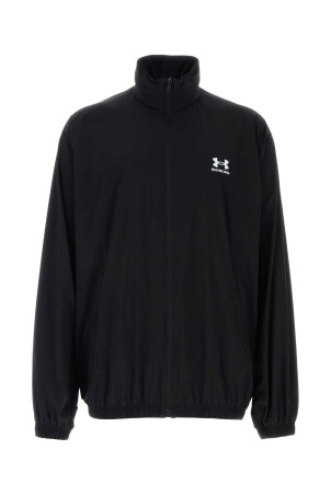 Black stretch nylon Balenciaga X Under Armour jacket Black BALENCIAGA (814127TQO35)