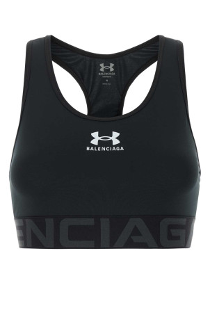 Спортивний топ з чорного технічного джерсі Balenciaga X Under Armour® BALENCIAGA (8142974E9B3)