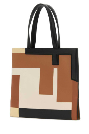 Multicolor leather medium Flip shopping bag FENDI (8BH419AS4D)