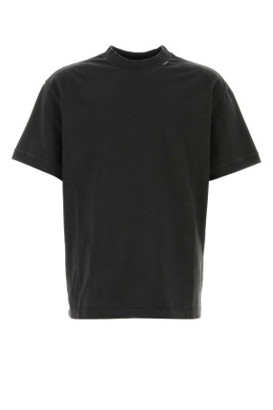 Slate cotton t-shirt PRADA (UJN04ASOOO195B)
