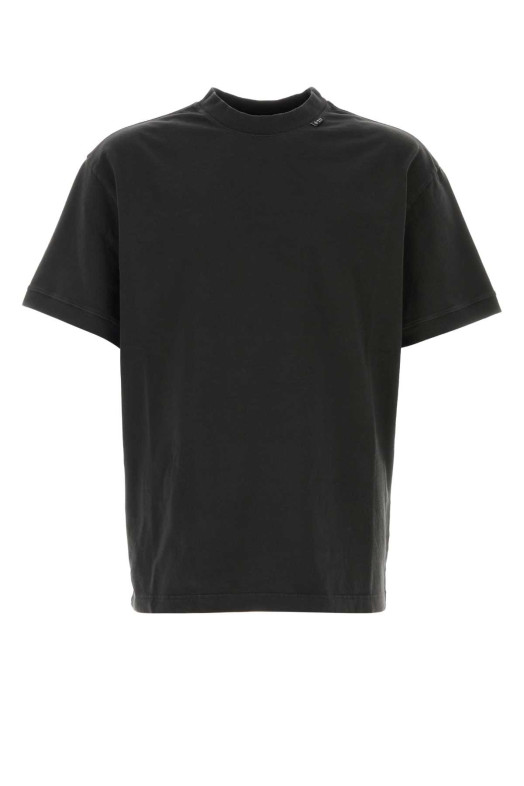 Slate cotton t-shirt PRADA (UJN04ASOOO195B)