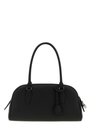 Black leather small E/W India handbag THE ROW (W2120L129)