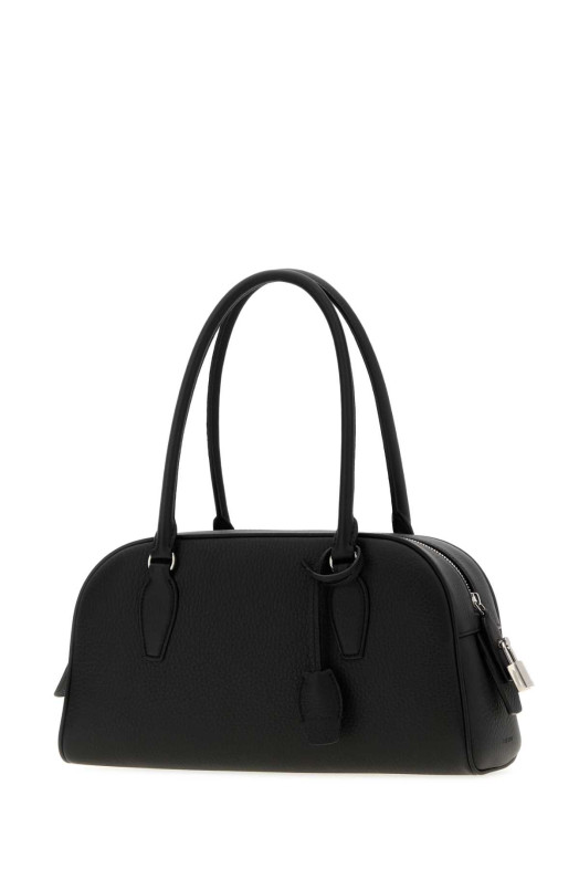 Black leather small E/W India handbag THE ROW (W2120L129)