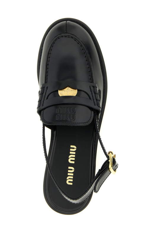 'Penny Loafers' sabots Black