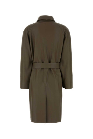 Mud leather coat FENDI (FPS841ARTZ)