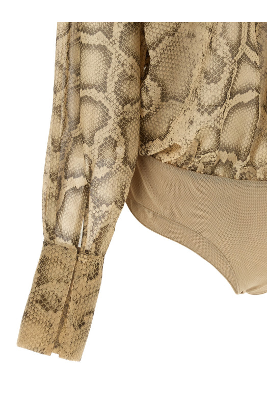 Боди «Палома», бежевый T190929BTNP264NATURALPYTHON