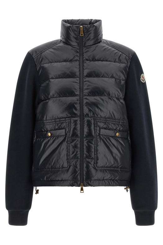 Кардиган с подкладкой из двух материалов, синий MONCLER L20938G0001789BG6778
