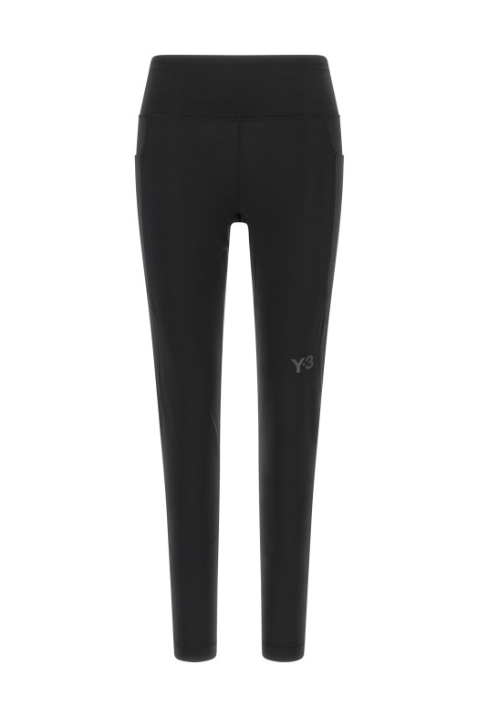 'Run' Pocket Leggings Black