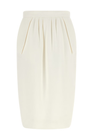 High waist skirt White