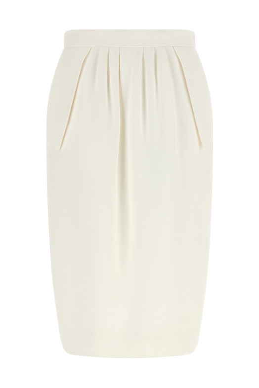 High waist skirt White