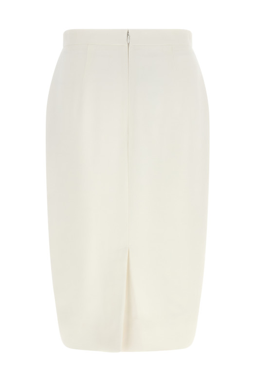 High waist skirt White