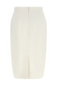 High waist skirt White