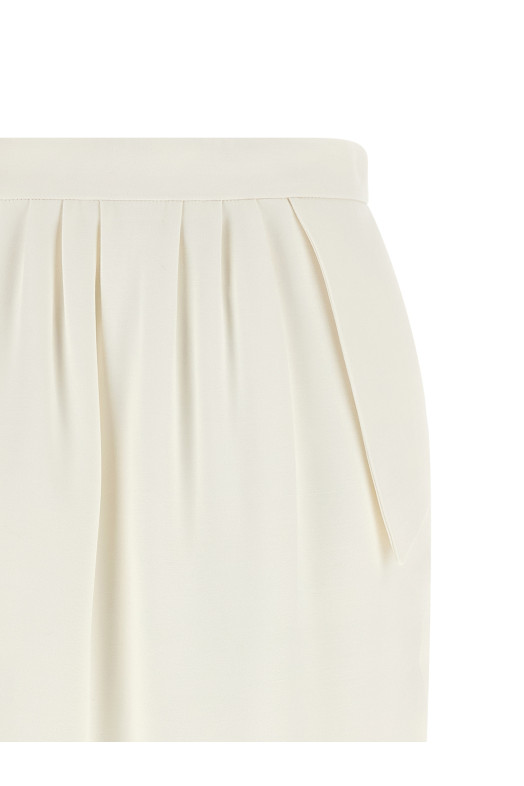 High waist skirt White