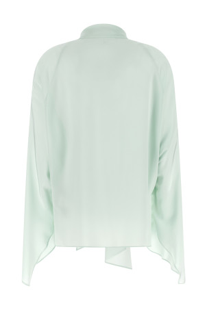 Lavallière collar shirt Green