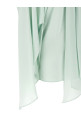 Lavallière collar shirt Green