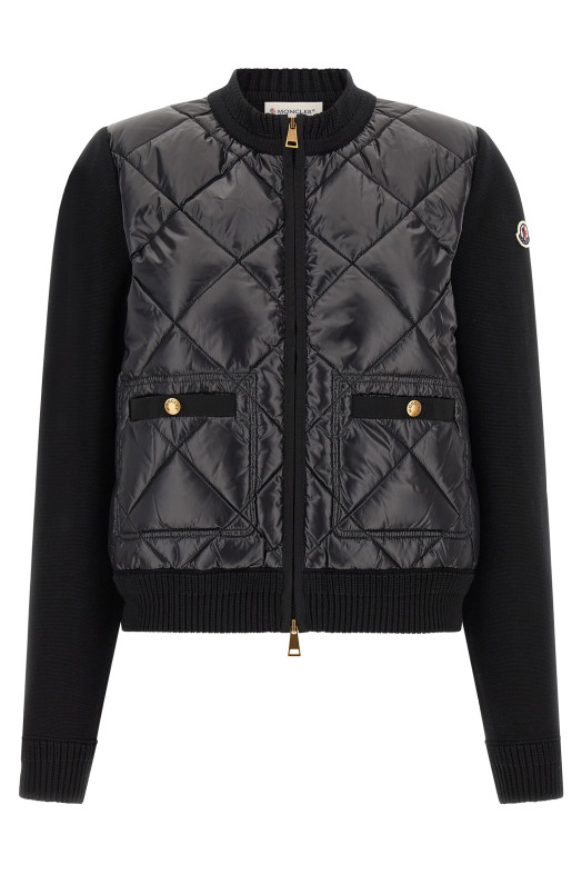 Кардиган с подкладкой, чёрный MONCLER L20939B00004M1113999