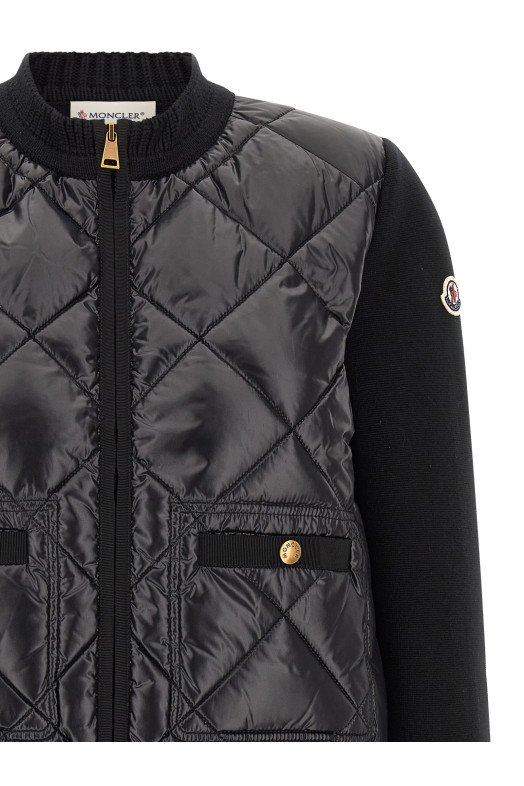 Кардиган с подкладкой, чёрный MONCLER L20939B00004M1113999
