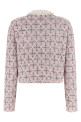 Floral collar cardigan Pink