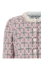 Floral collar cardigan Pink