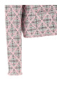 Floral collar cardigan Pink