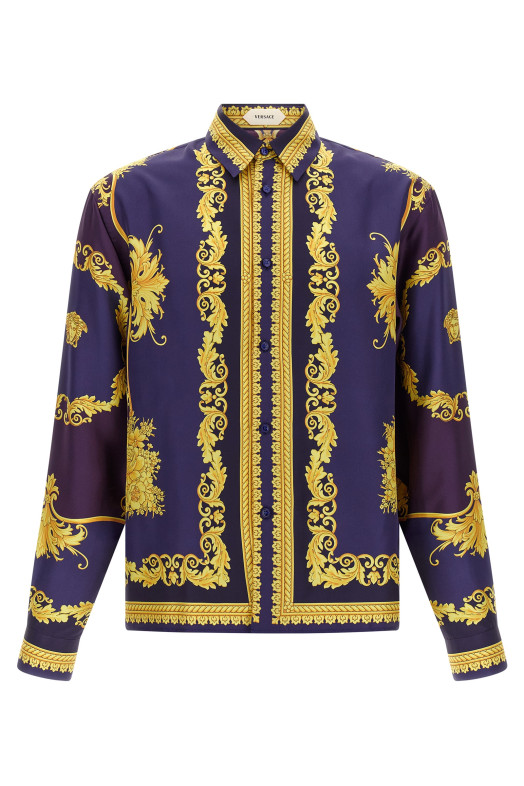'New Barocco' Twill Shirt Multicolor