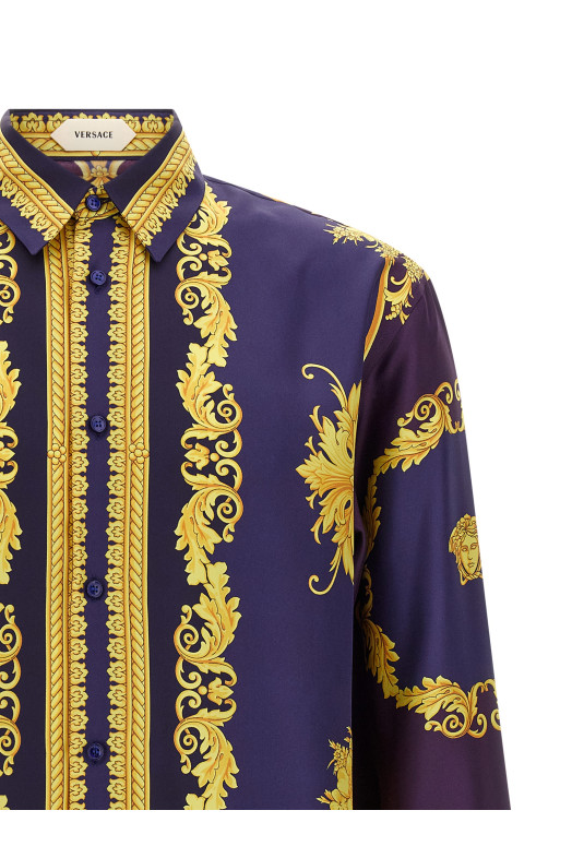 'New Barocco' Twill Shirt Multicolor