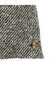 Bouclé wool shorts Black-grey