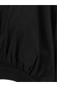 'Cropped Hooded Top' Long Sleeve Sweater Black