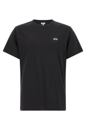 'Anagram' embroidery t-shirt Black