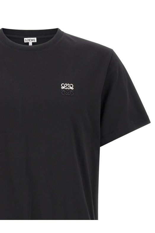 'Anagram' embroidery t-shirt Black