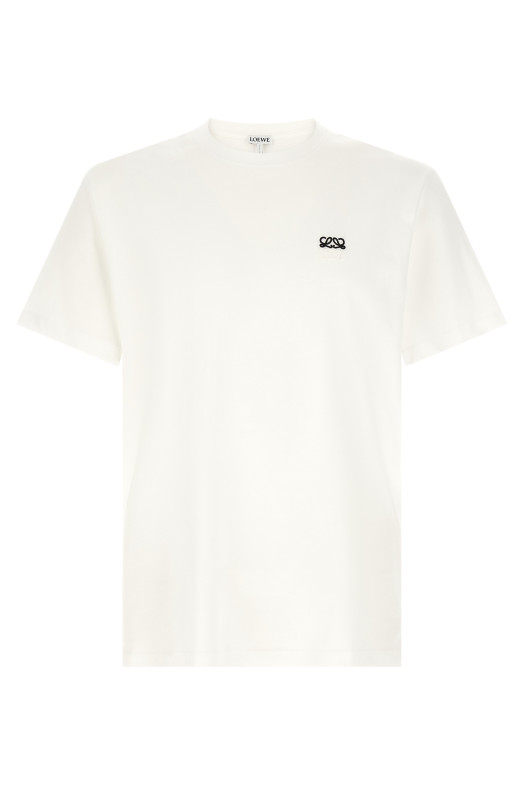 'Anagram' logo embroidery t-shirt White