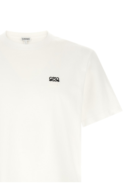 'Anagram' logo embroidery t-shirt White