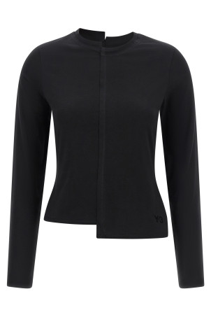Asymmetric T-shirt Black