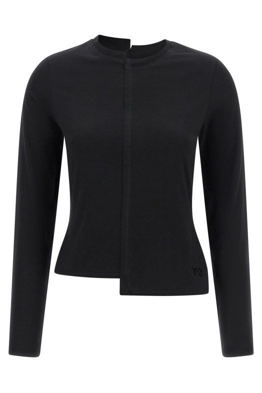 Asymmetric T-shirt Black