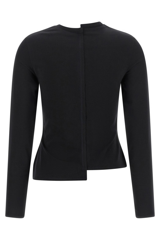 Asymmetric T-shirt Black